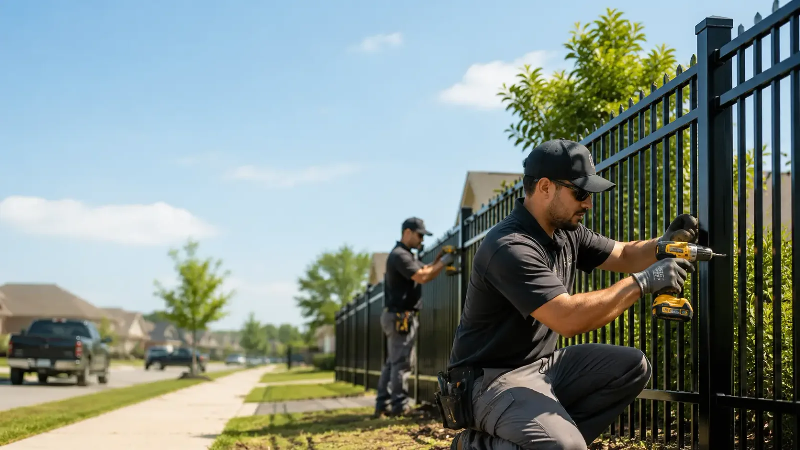 Metal Fence Installation in Magness, AR